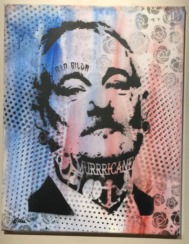 "Bill Murray #3" by Canvas Vandal  $75