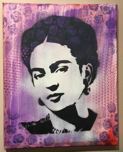 "Frida #1" by Canvas Vandal  $75