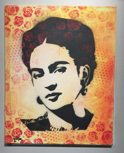 "Frida #3" by Canvas Vandal  $75