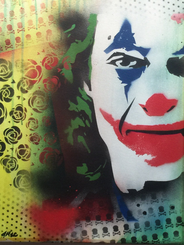 "Joker #3" by Canvas Vandal  $75