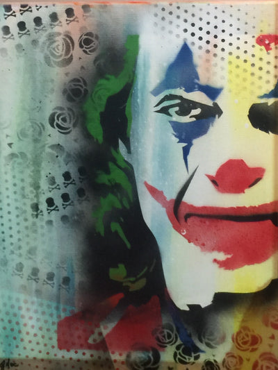 "Joker #4" by Canvas Vandal  $75