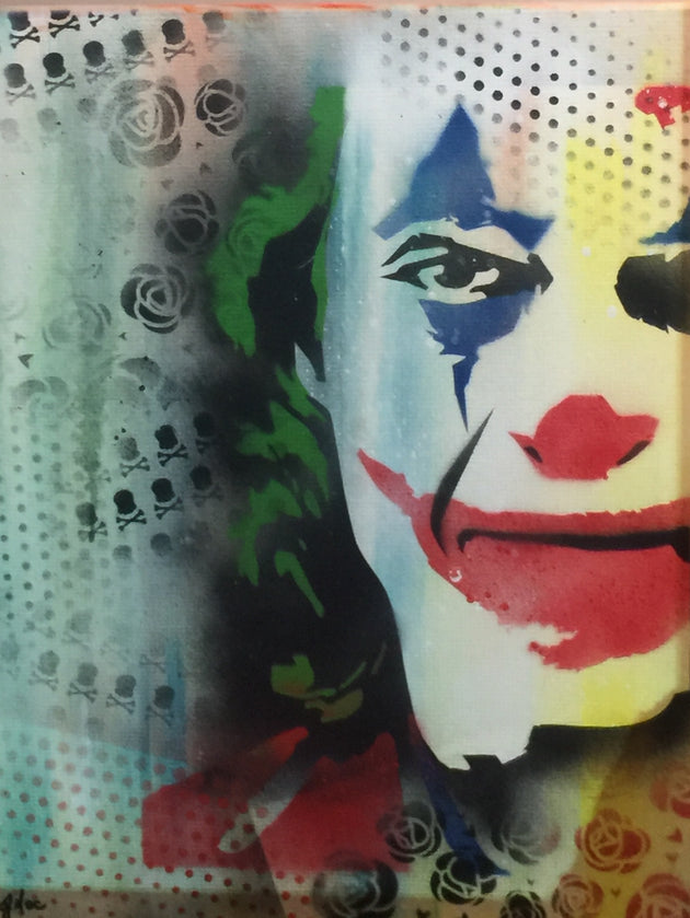 "Joker #4" by Canvas Vandal  $75