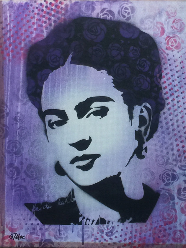 "Frida #5" by Canvas Vandal  $75