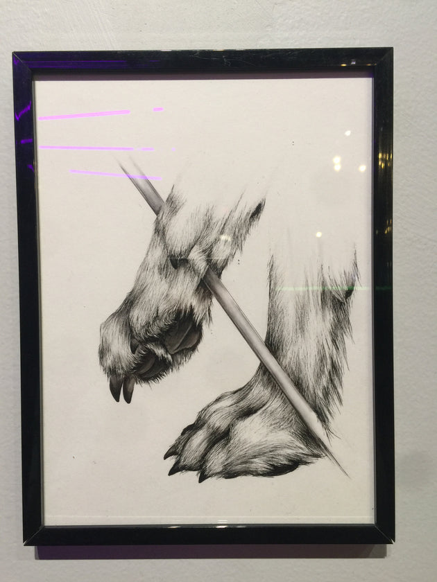 "Wolf Paws" by Alex Hundemer  $45