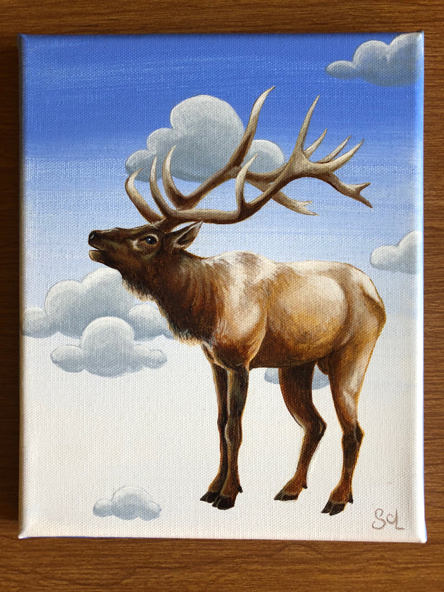 "Elk" by Sarah Curl-Larson  $60