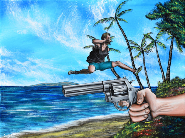 "Jumping The Gun" by Craig Odle $350