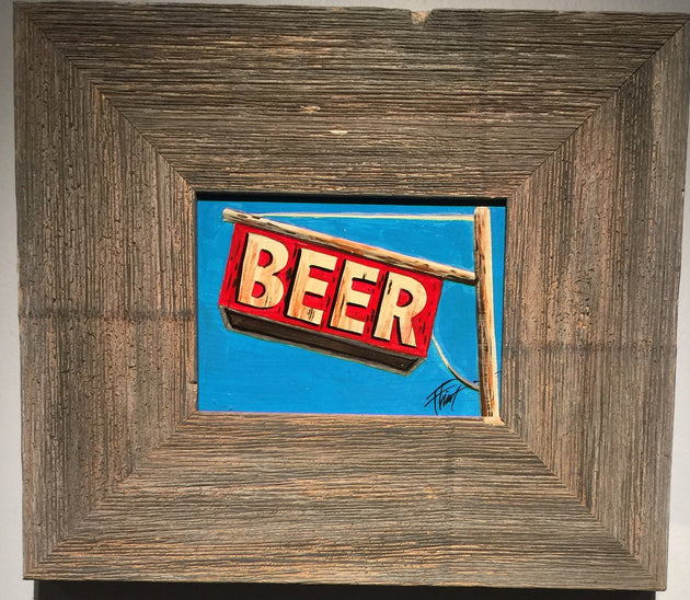 "Beer Sign" by William "Bubba" Flint $60