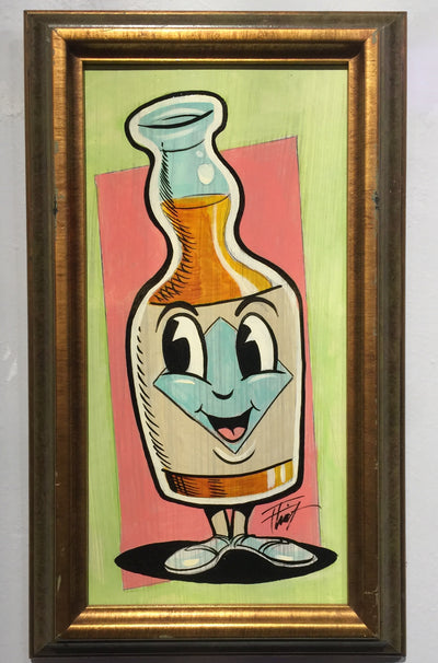 "Mr. Beer Bottle" by William "Bubba" Flint $75