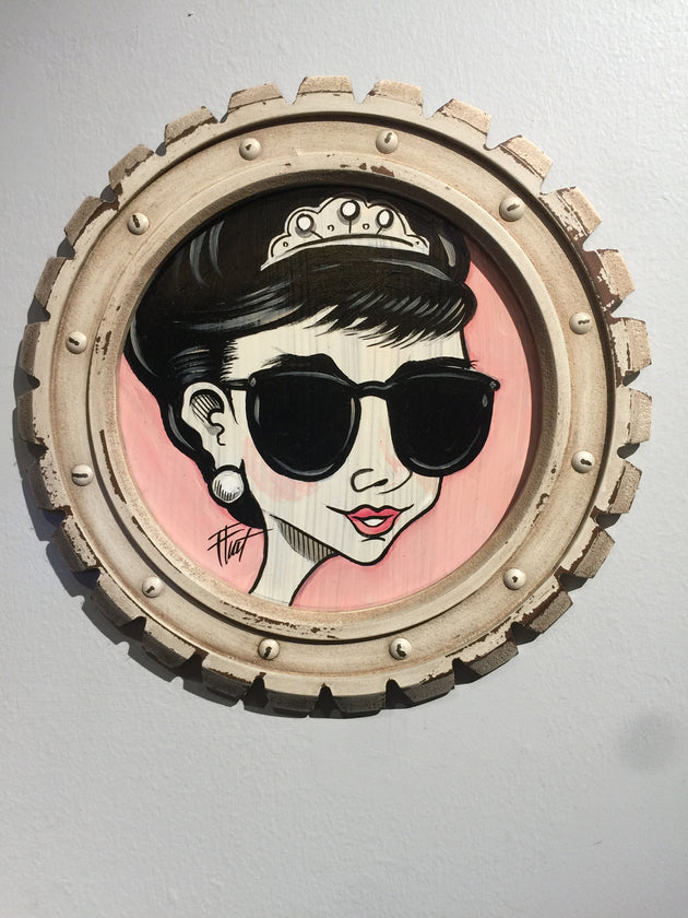 "Audrey Hepburn" by William "Bubba" Flint $65