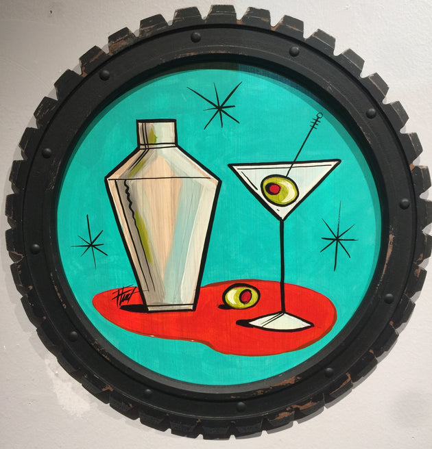 "Round Martini" by William "Bubba" Flint $95
