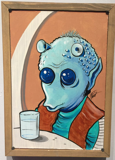 "Star Wars Cantina Blue" by William "Bubba" Flint $120