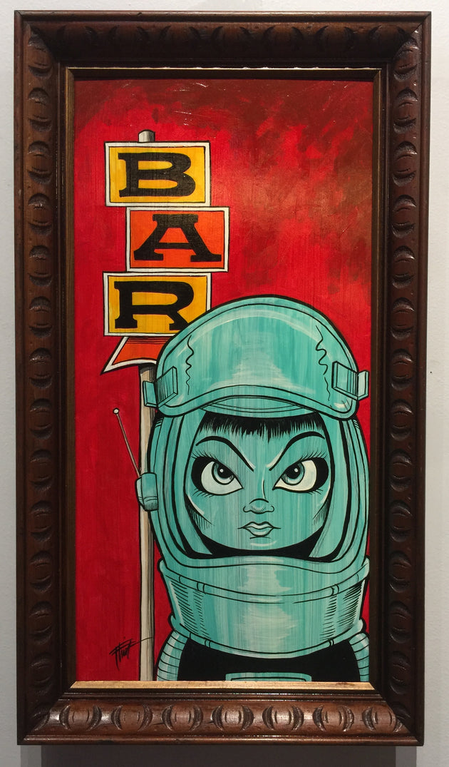 "Space Girl Bar" by William "Bubba" Flint $200