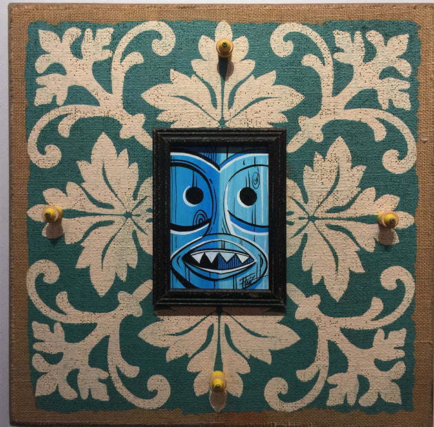 "Blue Tiki" by William "Bubba" Flint $100