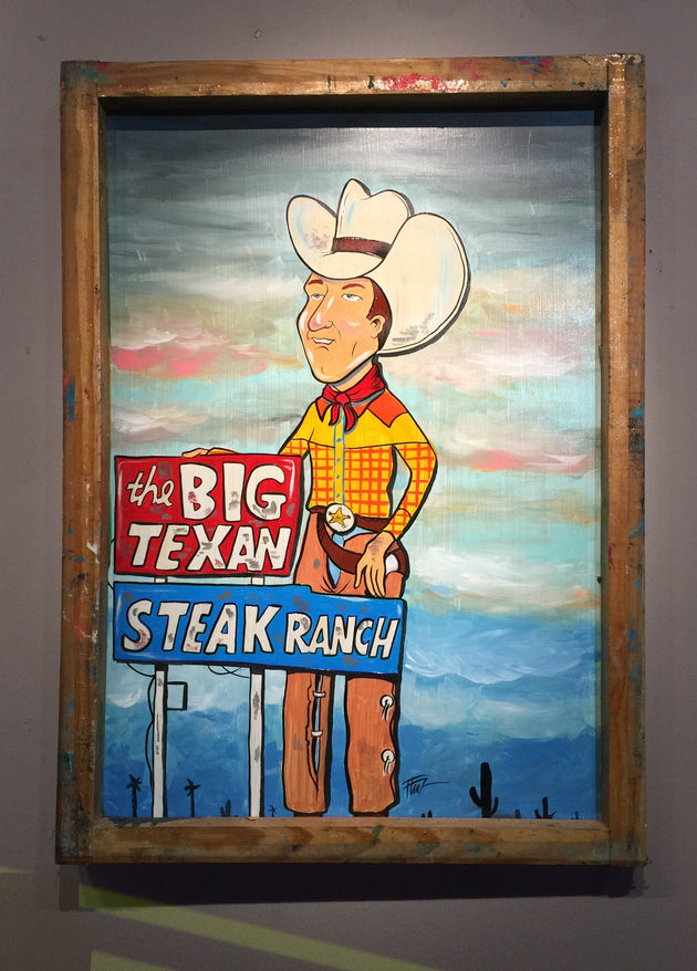 "Big Texan" by William "Bubba" Flint $200