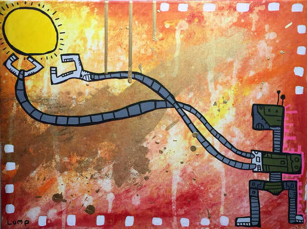 "Robot Sun" by Matt Lumpkins $155