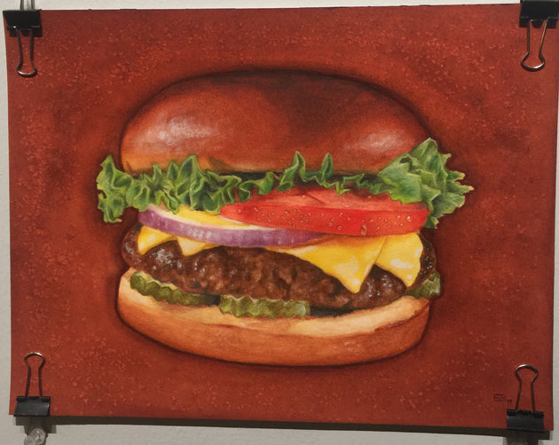 "Cheeseburger" by Eve Walding  $120