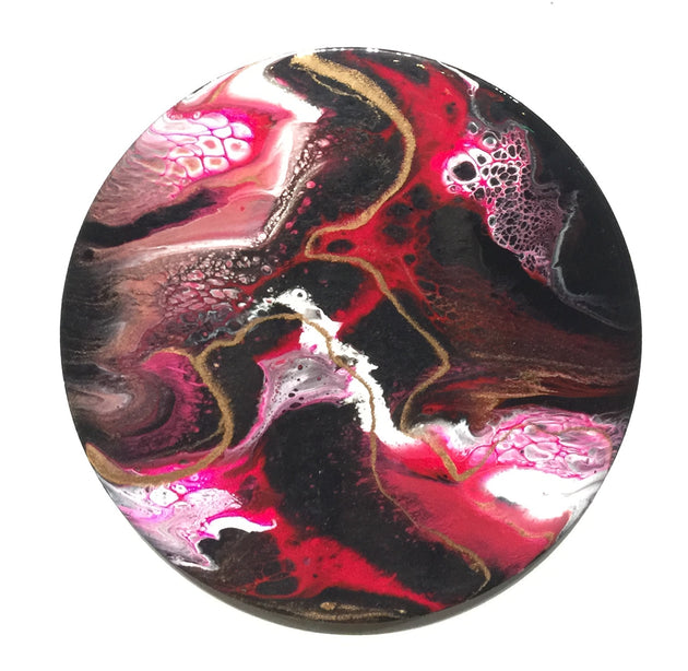 "Marbled Pink" by Artist 'till Death Studio  $125
