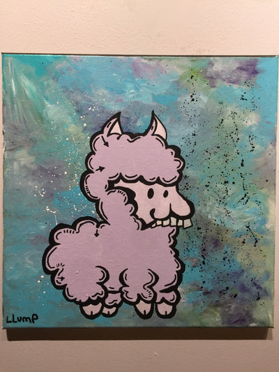 "Quadruple bucktooth llama" by Matt Lumpkins  $70