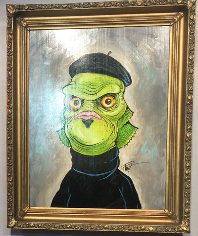 "Creature from the Beat Lagoon" by William "Bubba" Flint  $125