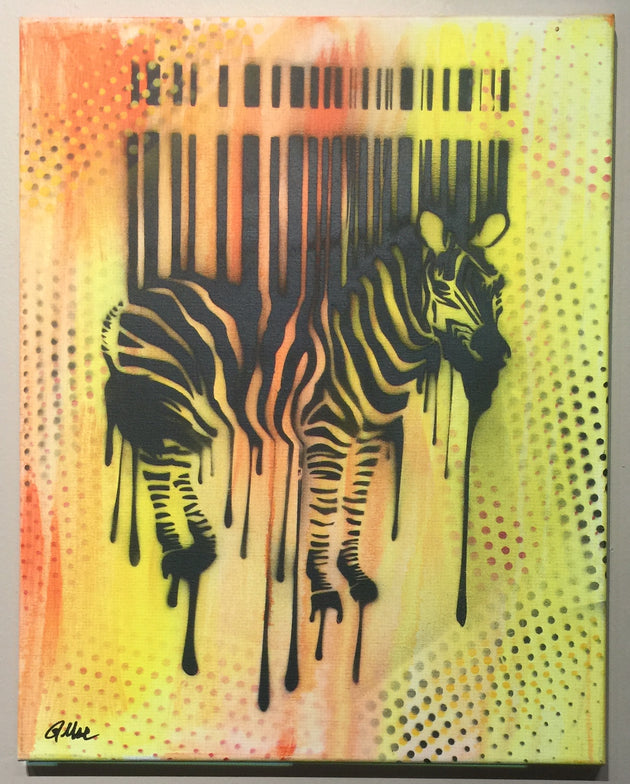 "Zebra" by Canvas Vandal  $75