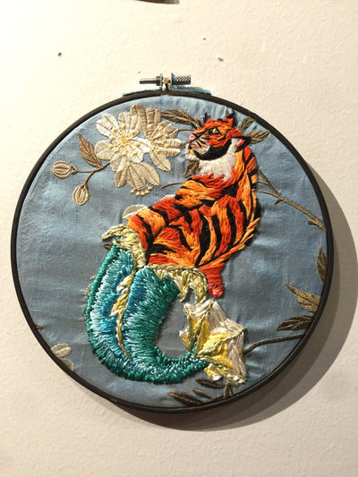 "Tiger Mermaid" by Carol Tanner  $55