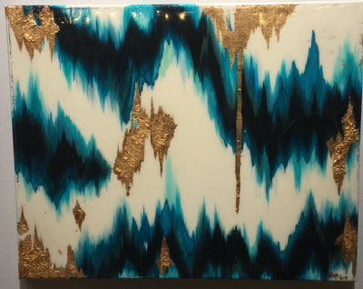 “Teal Vibrations” by Artist ‘till Death Studio