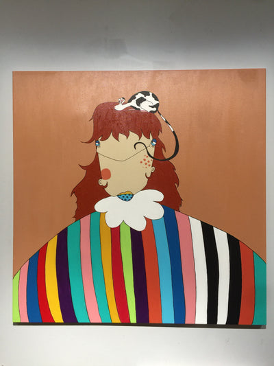 "There's Something On My Head" by Anette Sandoval $650