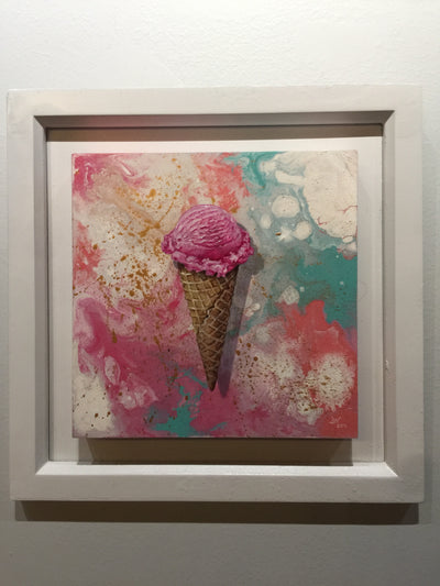 "Strawberry Cone" by Denise Najera $175