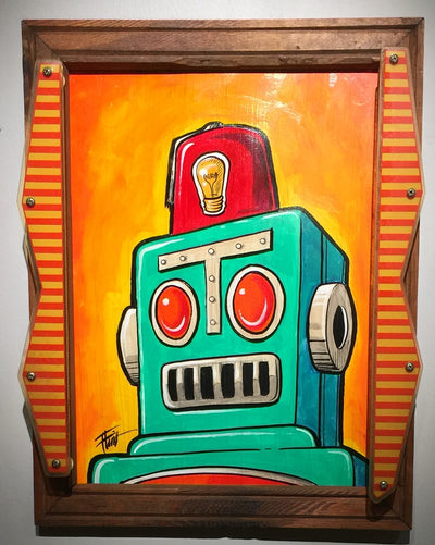 "Pinball Robot" by William "Bubba" Flint $175