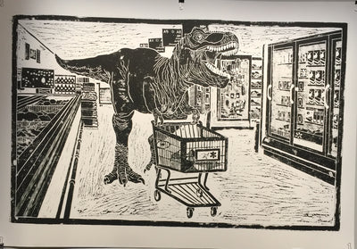 "Dino's of WalMart #1" by Judy Kriehn