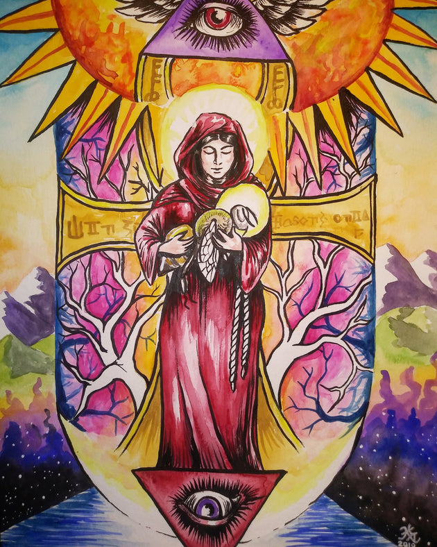 "The Most Sacred Being" by Karen Eliza Aguilar $95