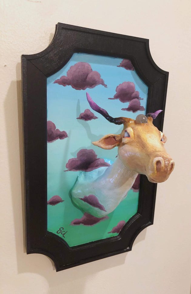 “Sacred Cow” by Sarah Curl-Larson $225