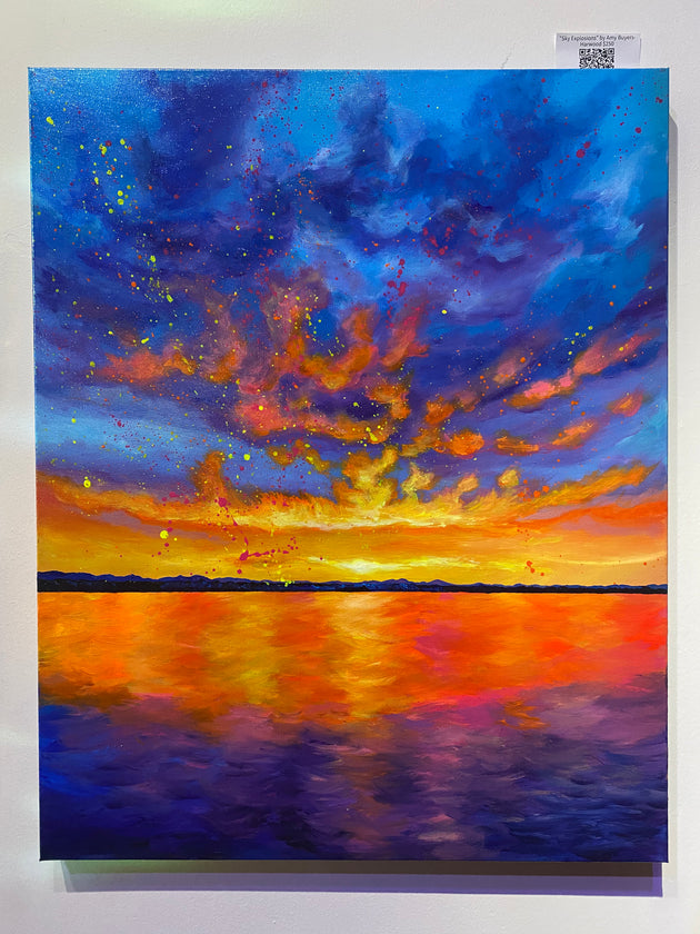 "Sky Explosions" by Amy Buyers-Harwood $250