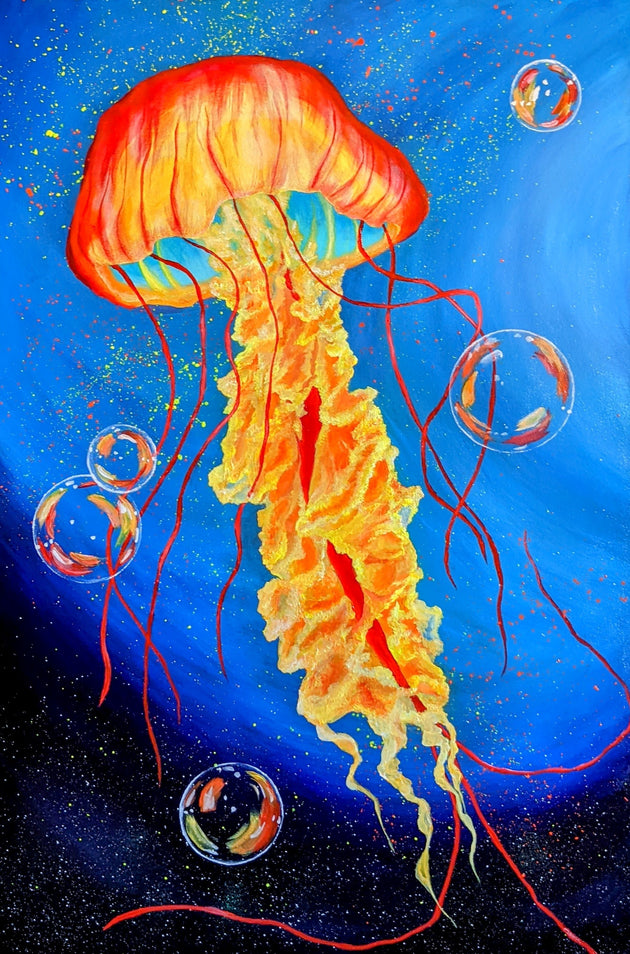 “A Starry Swim” by Amy Buyers Harwood $350