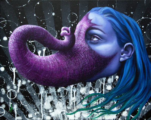 “Elephant Lady” by Holli Michener $900