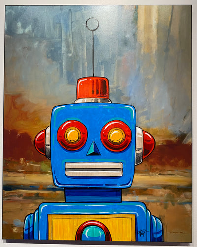 “Blue Robot” by William ‘Bubba’ Flint $225