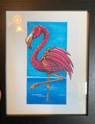 "Roboflamingo" by Chris Adams $200