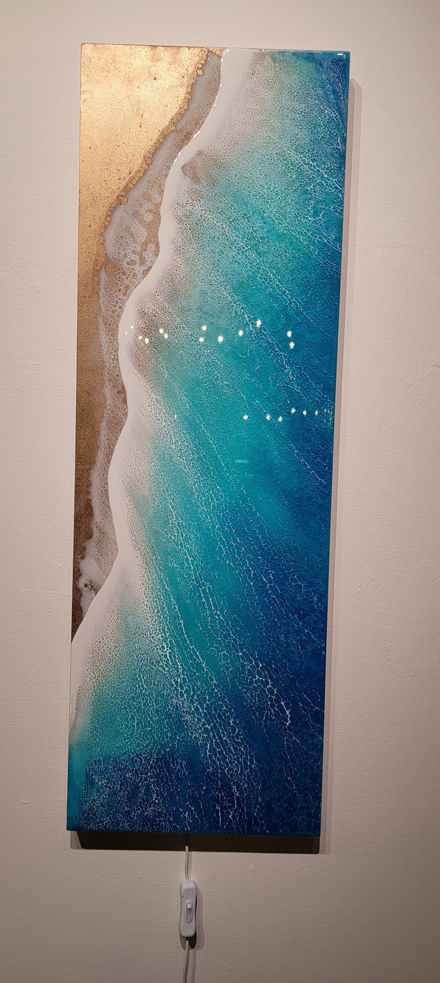 "Bioluminescent ocean" by Artist Till Death $425