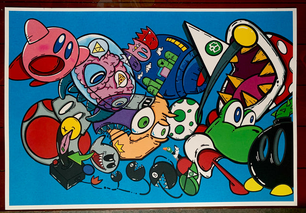 “High Score” print by D. Sains  $30