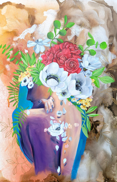"Emerging Chrysanthemum" by Megan Najera $650