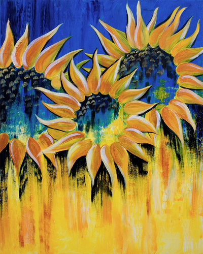 "Sunflowers for Ukraine" by Trista Morris $780