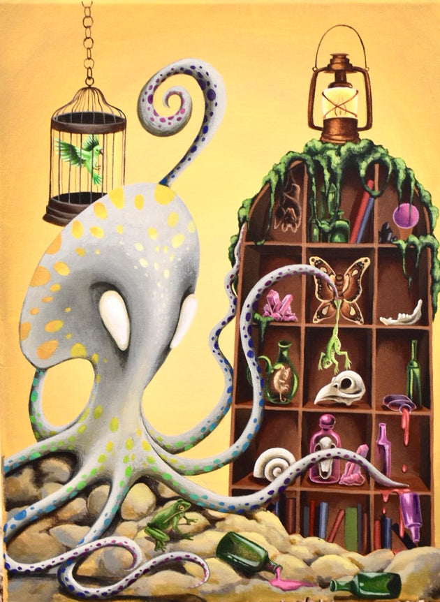 "Octopus in the Apothecary" Sarah Curl-Larson $395