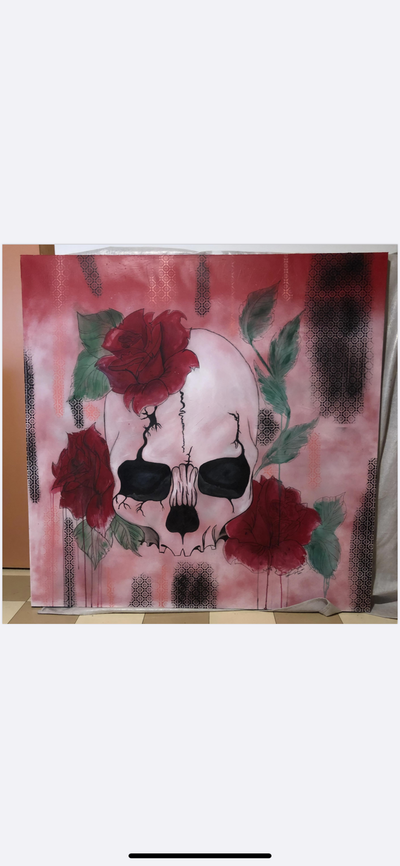 "Roses are Red" by Alfonso Apodaca $375