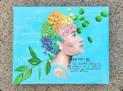 "My Perspective of Phrenology" by Megan Najera $300