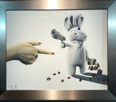 “Stupid Roses” print by Derek Nemunaitis $60