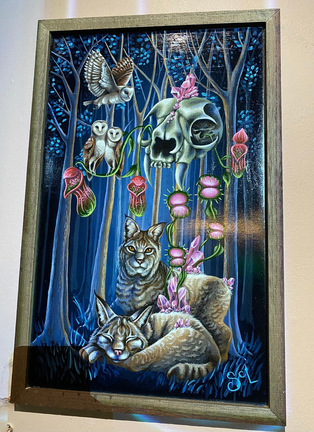 "Bobcats" by Sarah Curl-Larson $225