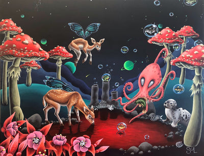 "The Lagoon of Earthly Delights" by Sarah Curl-Larson $1095