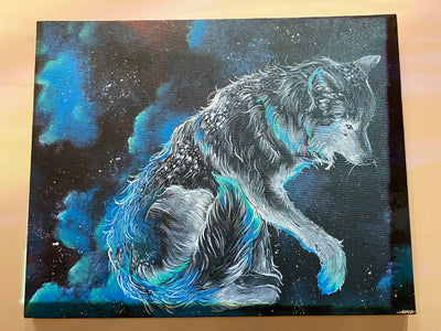 “Cosmic Wolf” by Alex Hundemer $150
