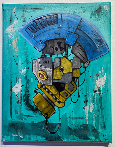 "Atomic Punk Bot" by Chase Fleischman $125