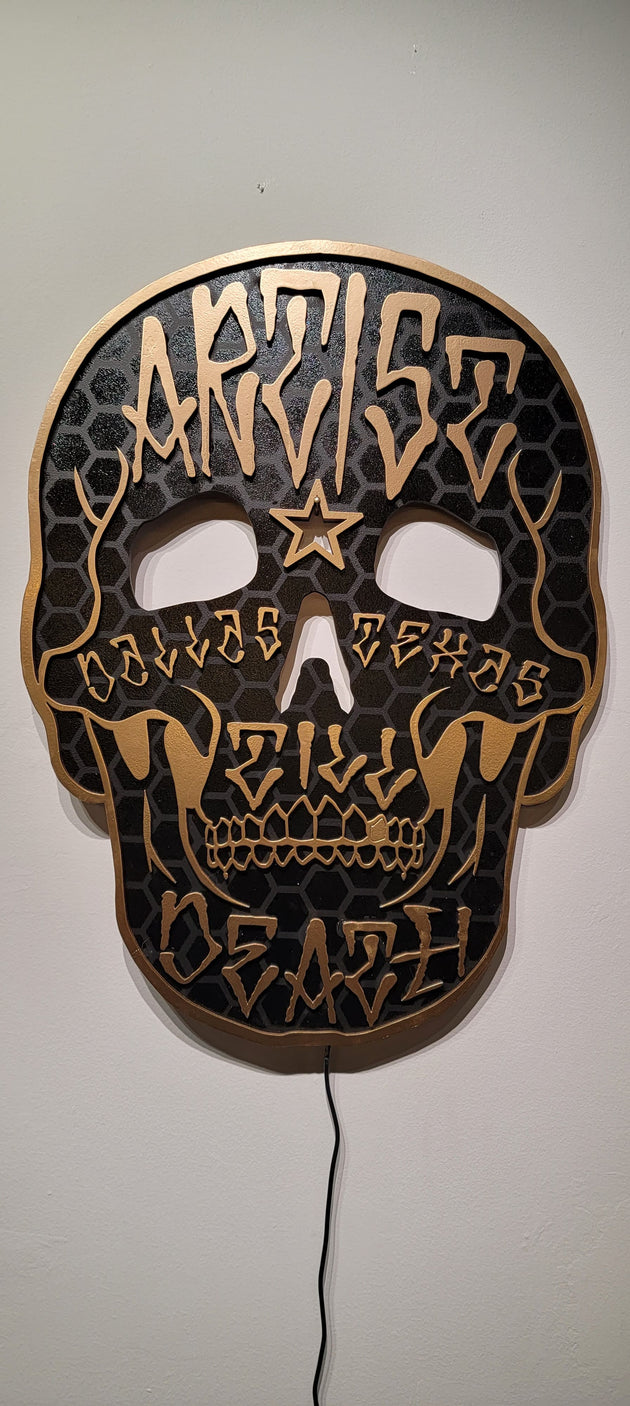 "ATD4L (ATD Skull)" by Artist Till Death $600